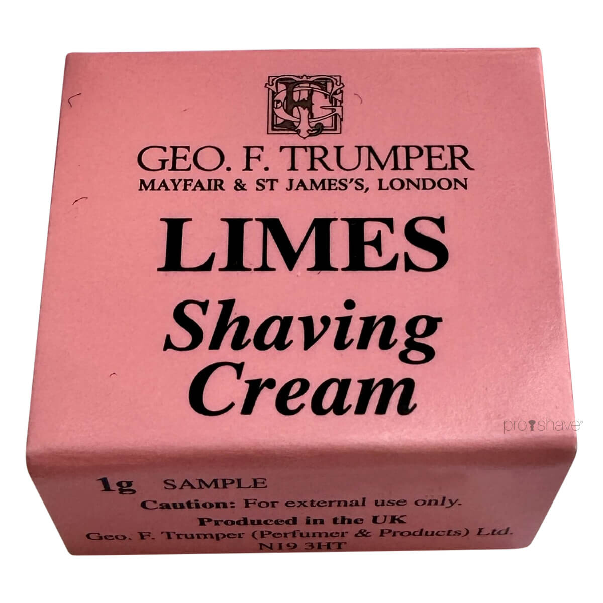 Geo F Trumper Barbercreme, Limes, Sample, 1 gr.