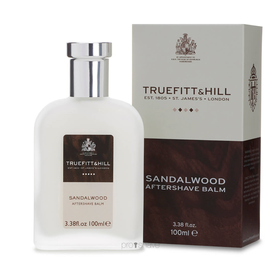 Truefitt & Hill Aftershave Balm, Sandalwood, 100 ml.