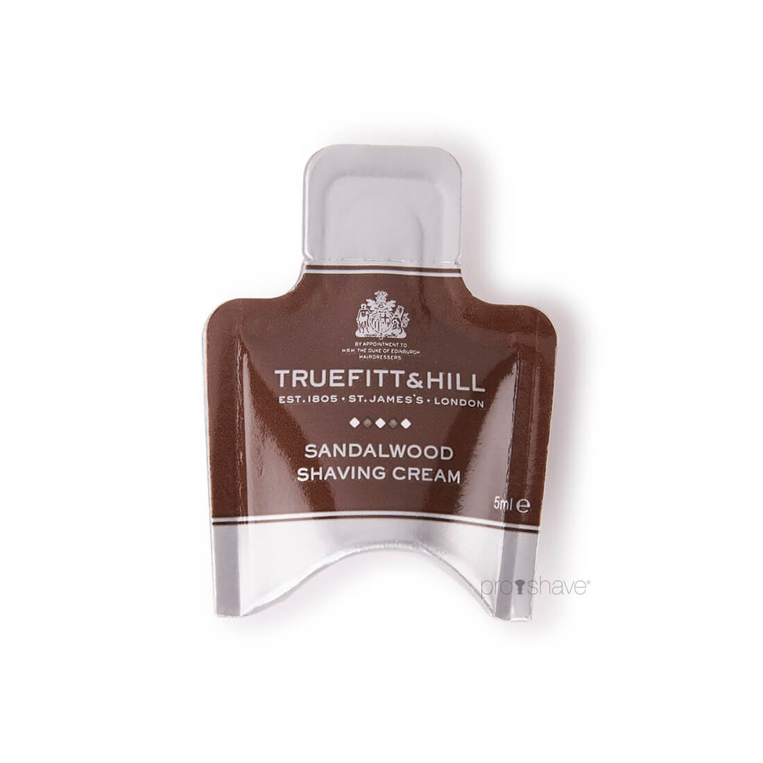 17: Truefitt & Hill Sandalwood Shaving Cream Sample Pack, 5 ml.