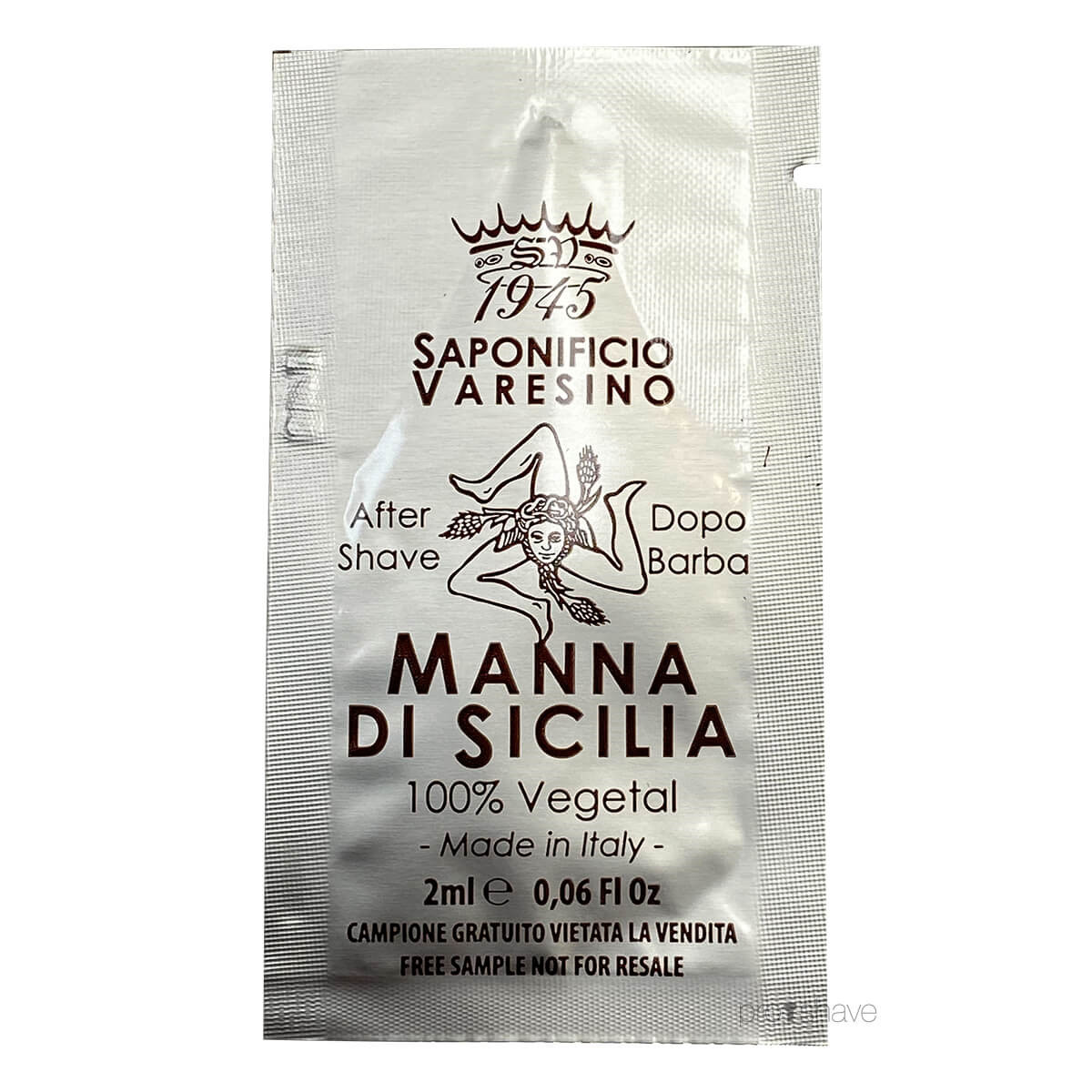 Se Saponificio Varesino Aftershave, Manna, SAMPLE, 2 ml. hos Proshave