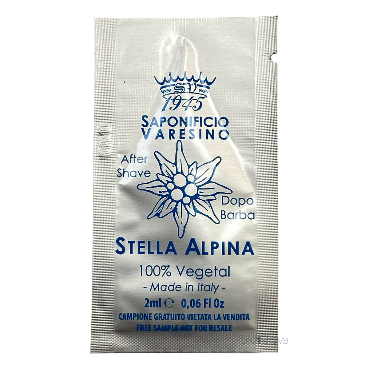 Billede af Saponificio Varesino Aftershave, Stella Alpina, SAMPLE, 2 ml.