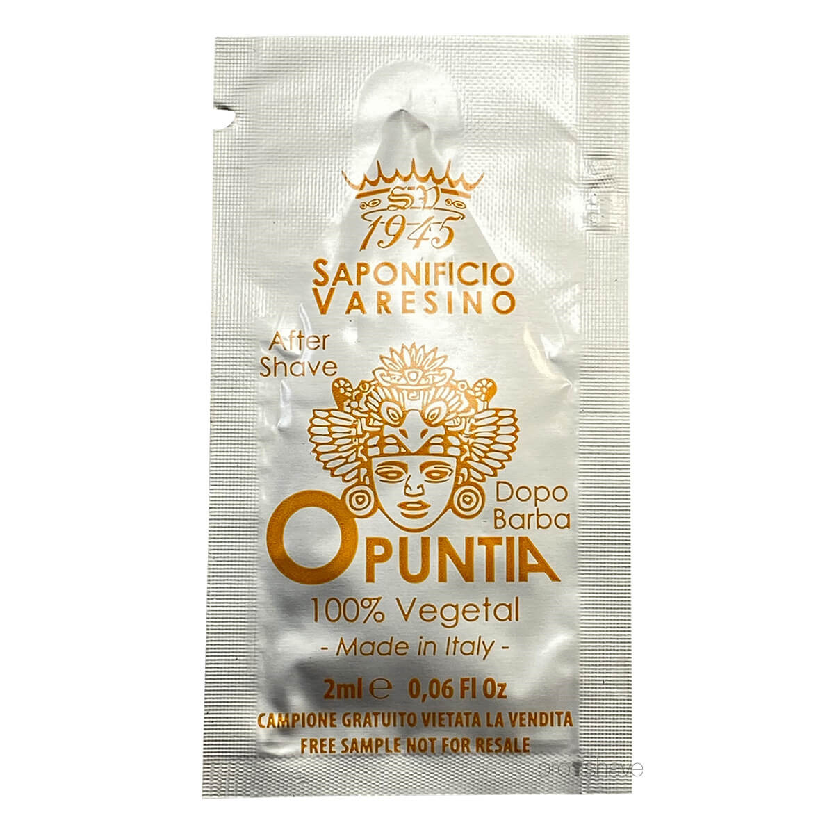 Saponificio Varesino Aftershave, Opuntia, SAMPLE, 2 ml.