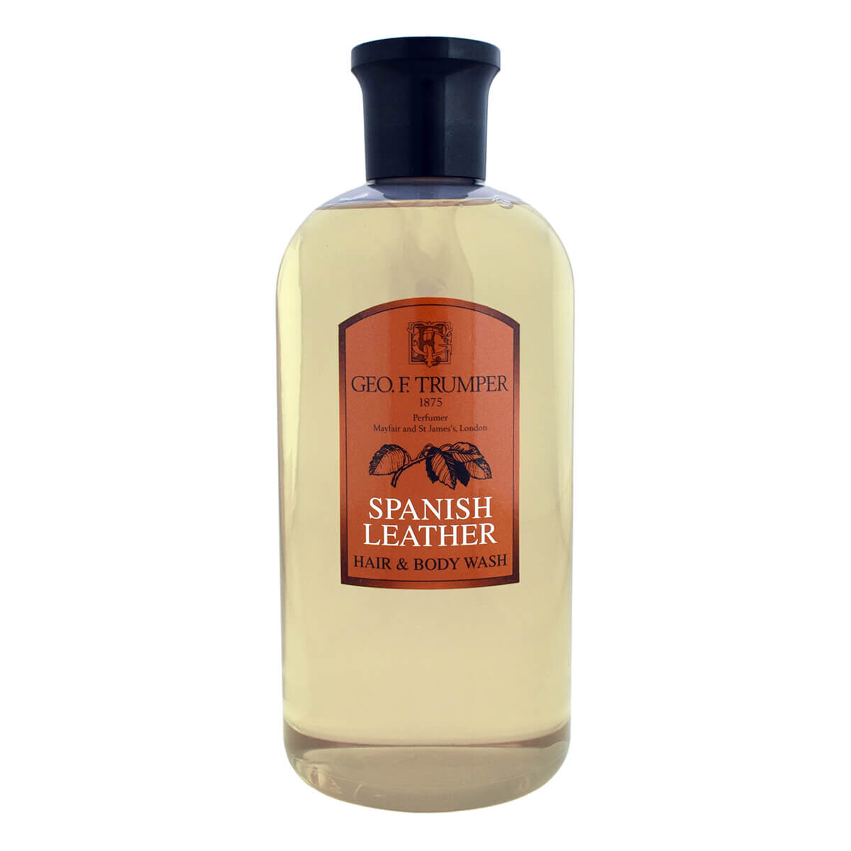 Se Geo F Trumper Hår- & Bodywash, Spanish Leather, 500 ml. hos Proshave