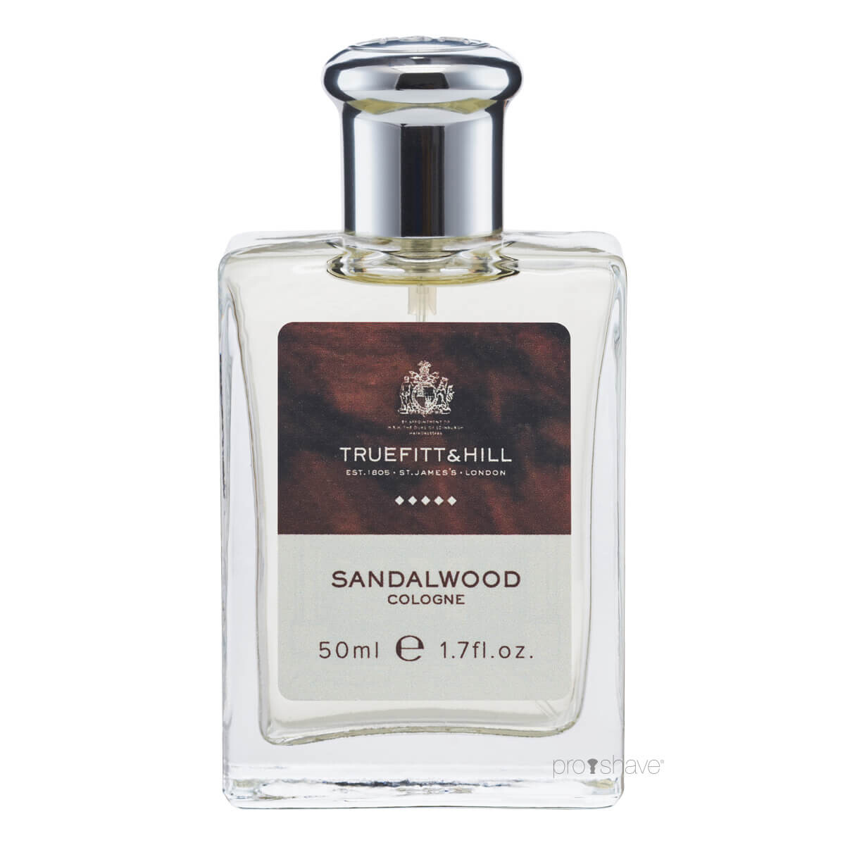 Se Truefitt & Hill Cologne, Sandalwood, 50 ml. hos Proshave