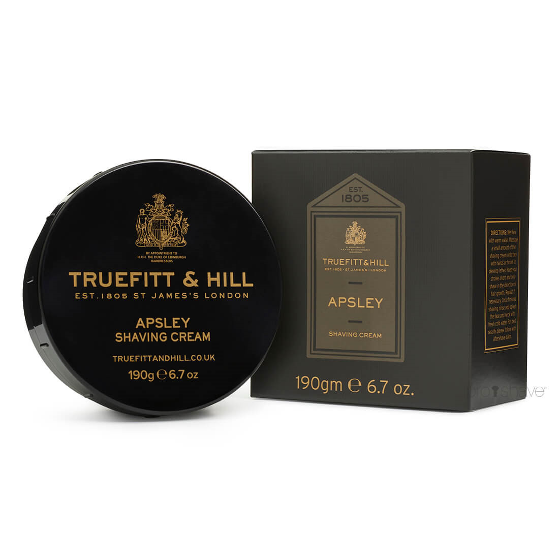 Se Truefitt & Hill Barbercreme, Apsley, 190 gr. hos Proshave