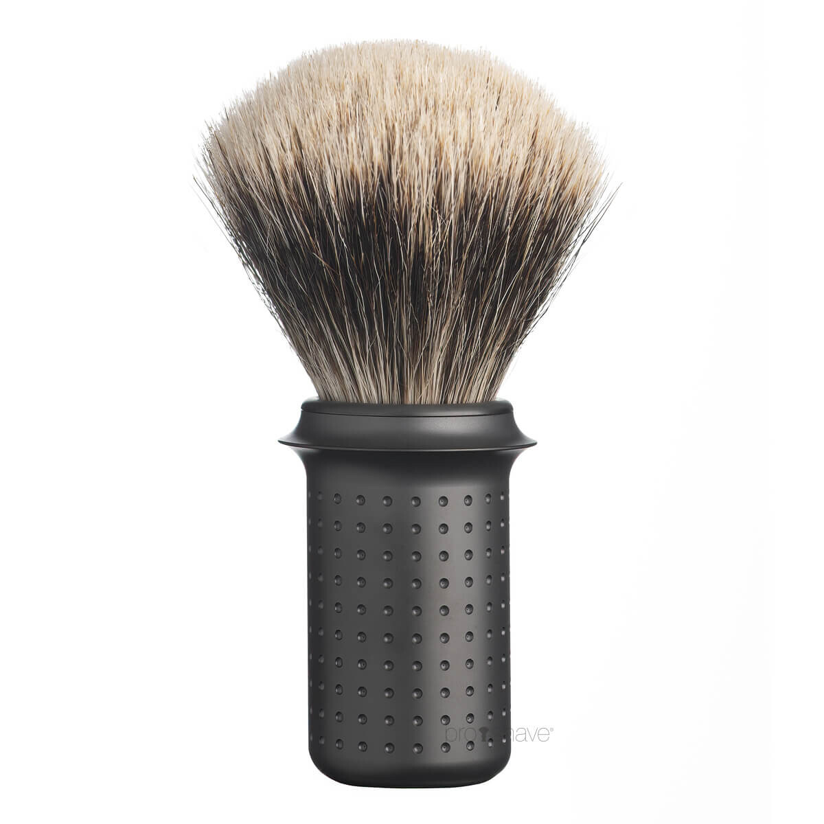 Se Tatara Finest Badger Barberkost, Rustfrit stål - Dark hos Proshave