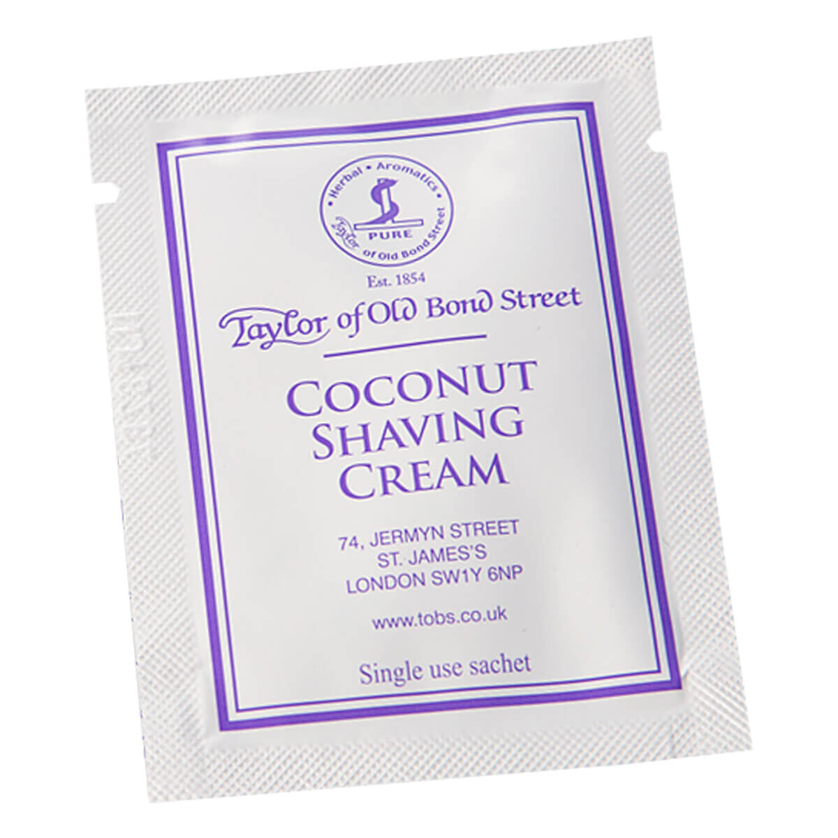 Taylor Of Old Bond Street Barbercreme, Kokos, 5 ml., SAMPLE