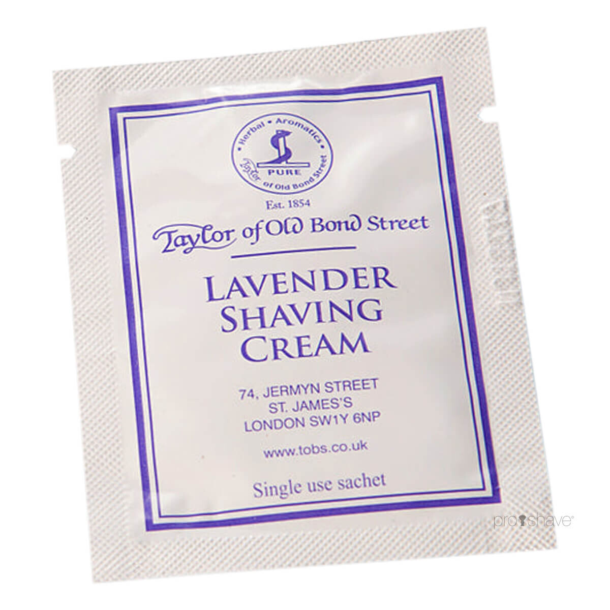 Taylor Of Old Bond Street Barbercreme, Lavendel, 5 ml., SAMPLE