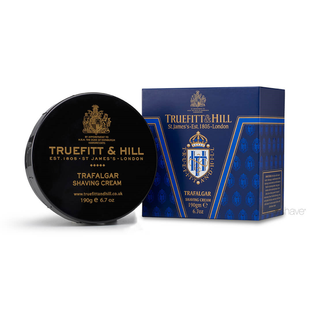 Billede af Truefitt & Hill Barbercreme, Trafalgar, 190 gr.