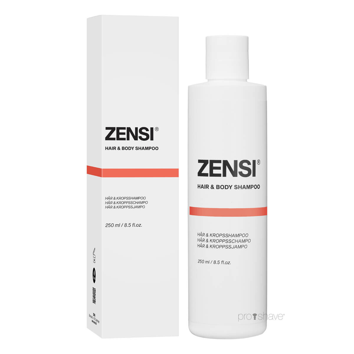 Billede af ZENSI Hair & Body Shampoo, 250 ml. hos Proshave