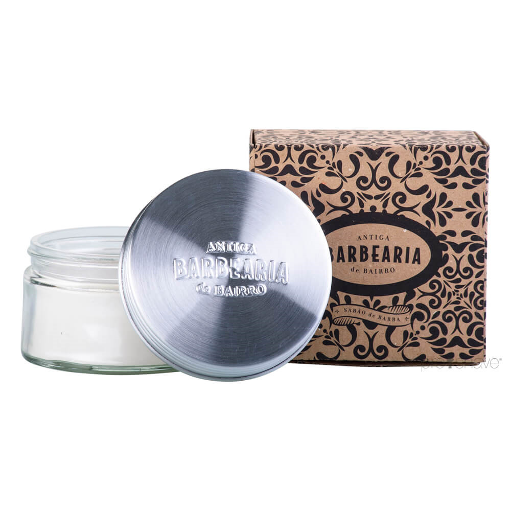 #2 - Antiga Barbearia de Bairro Barbersæbe i glasskål, 150 gr.