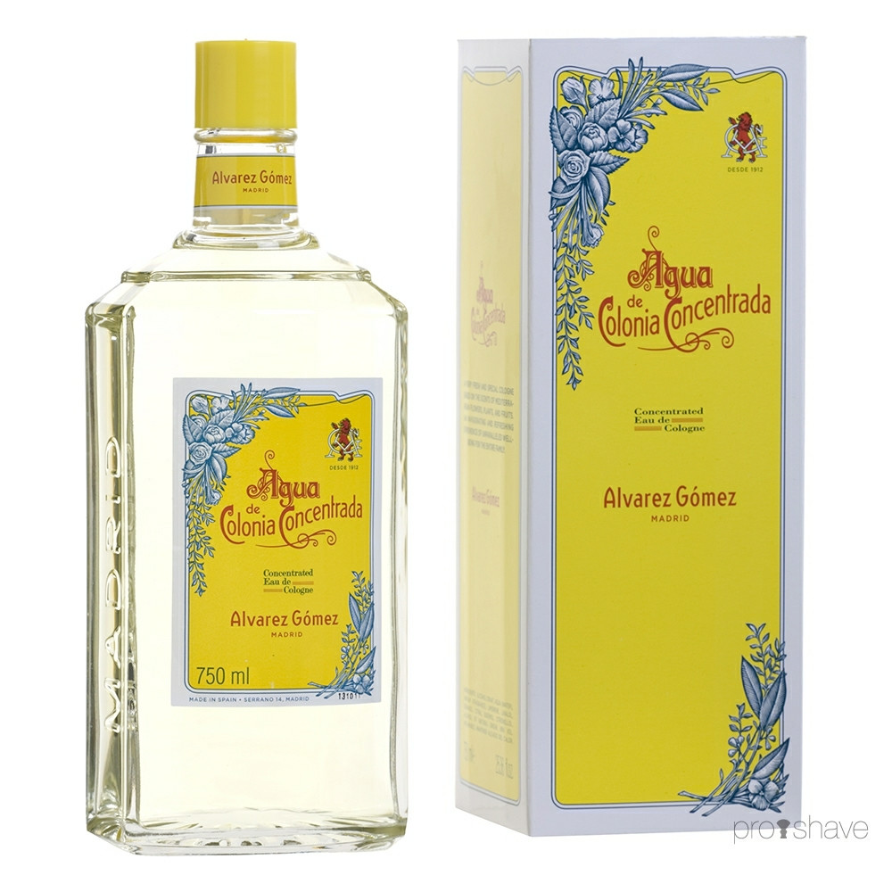 Alvarez Gómez Agua Concentrated Eau de Cologne Splash, 750 ml.