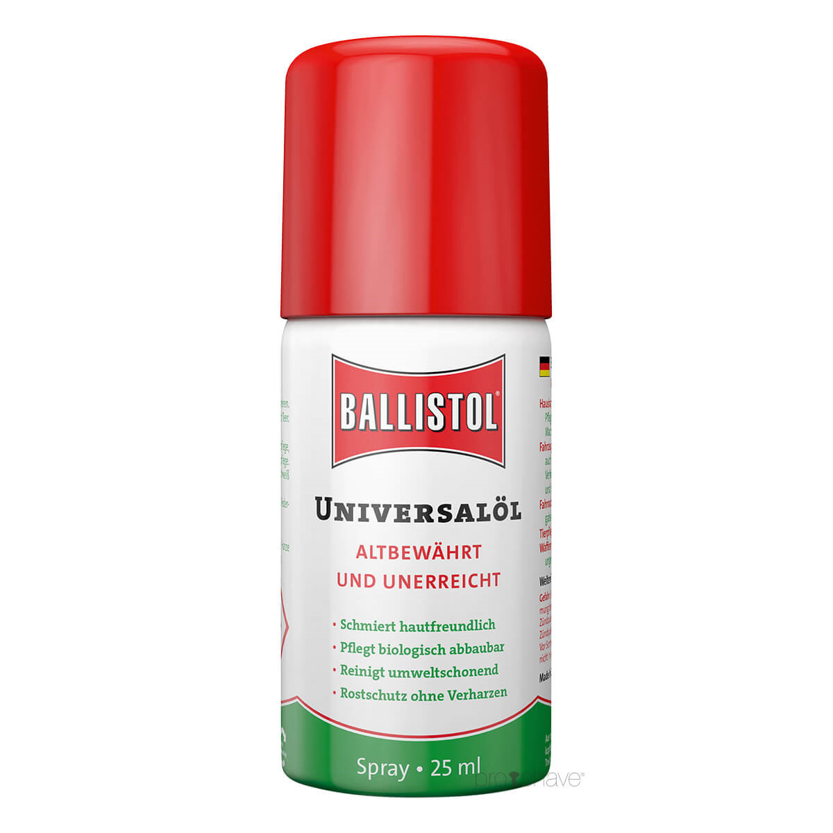 Se Ballistol Universalolie Spray, 25 ml. hos Proshave