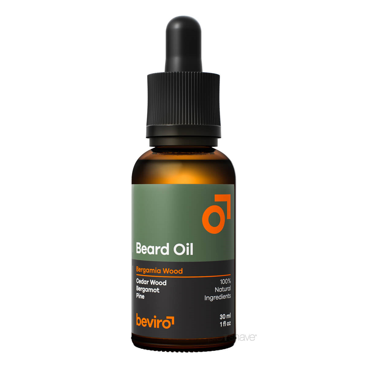 Se Beviro Beard Oil, Bergamia Wood, 30 ml. hos Proshave