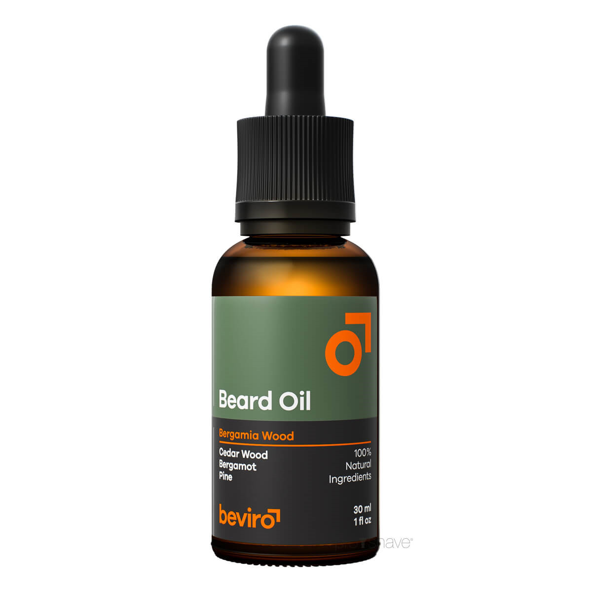 Billede af Beviro Beard Oil, Bergamia Wood, 30 ml.