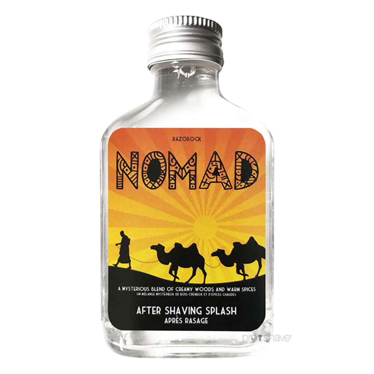 Se RazoRock Nomad Aftershave Splash, 100 ml. hos Proshave