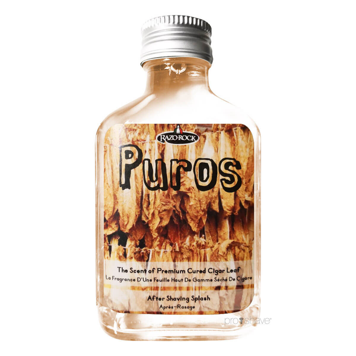 RazoRock Puros Aftershave Splash, 100 ml.