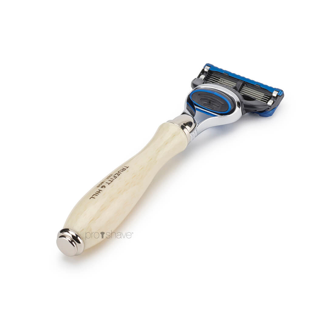 Se Truefitt & Hill Fusion Skraber, Wellington, Faux Ivory hos Proshave