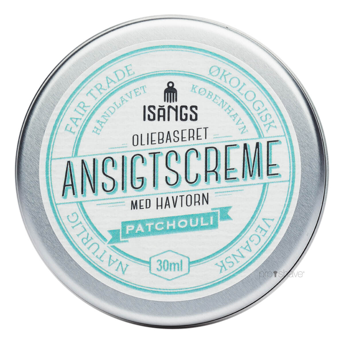 Se Isangs Ansigtscreme med Havtorn, Patchouli, 30 ml. hos Proshave