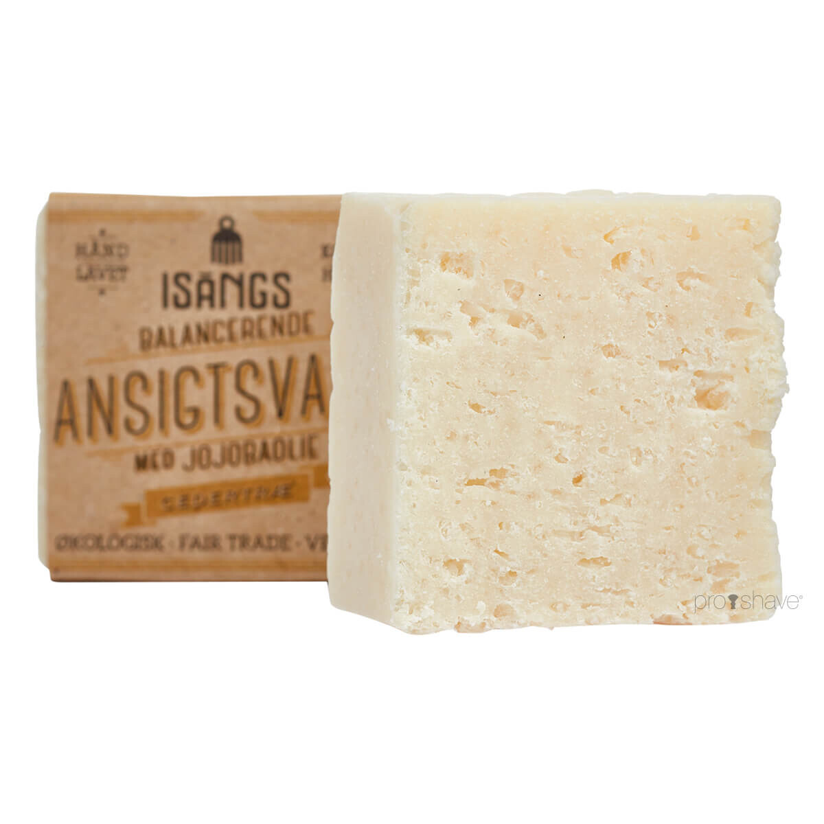 9: Isangs Balancerende Ansigtsvask, Cedertræ, 80 gr.