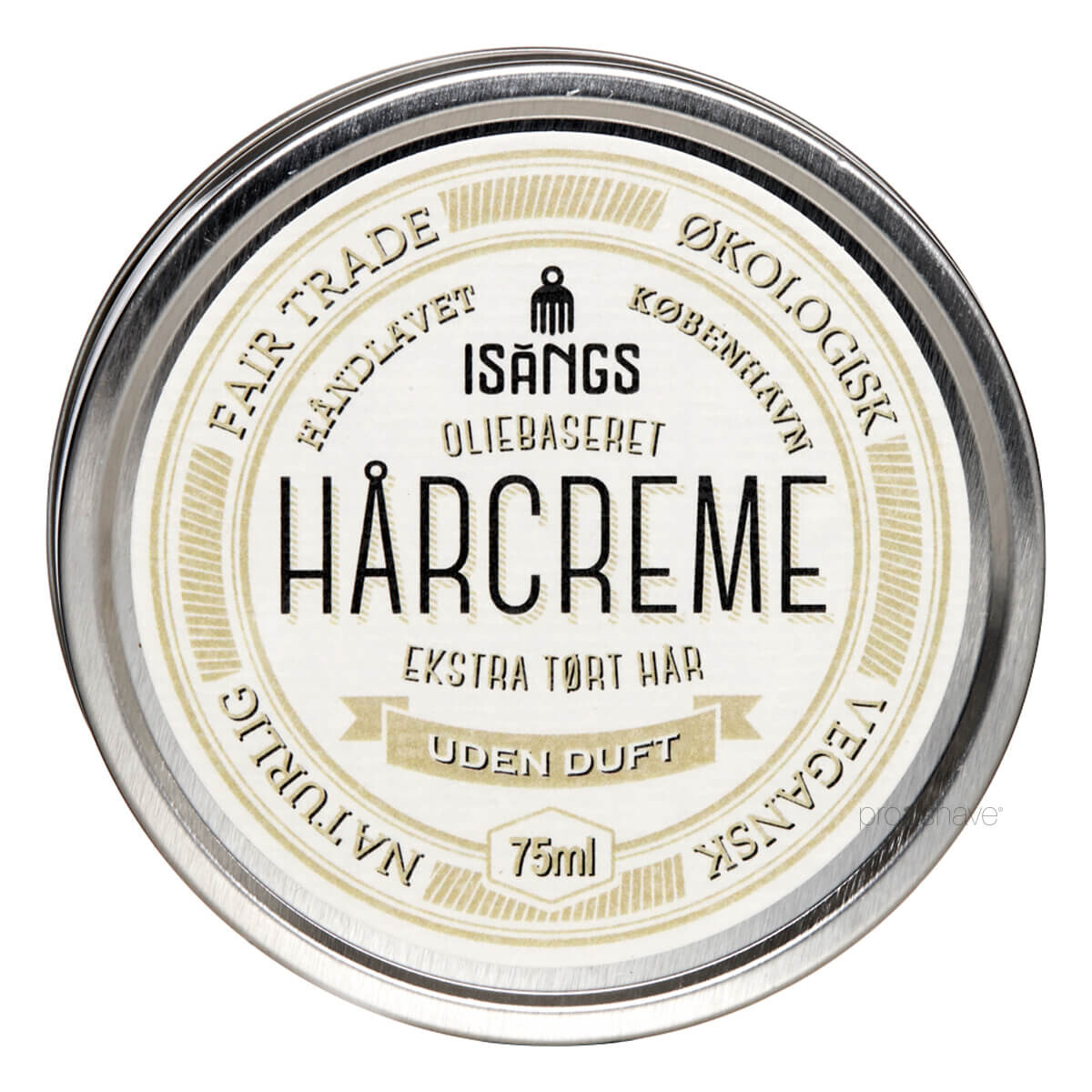 #3 - Isangs Hårcreme til Ekstra Tørt Hår, Uden duft, 75 ml.