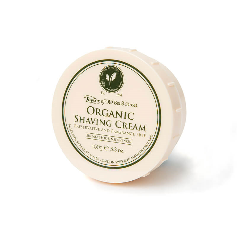 Se Taylor Of Old Bond Street Barbercreme, Organic, 150 gr. hos Proshave