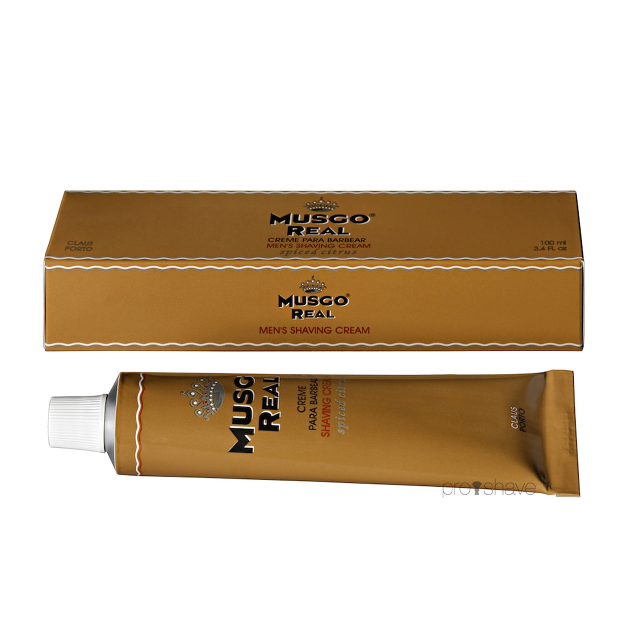 Musgo Real Barbercreme, Spiced Citrus, 100 ml.