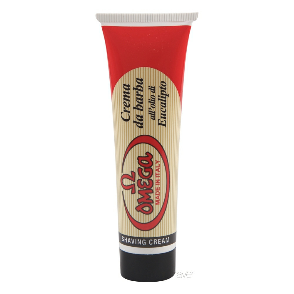 Omega Barbercreme i tube, 100 ml.