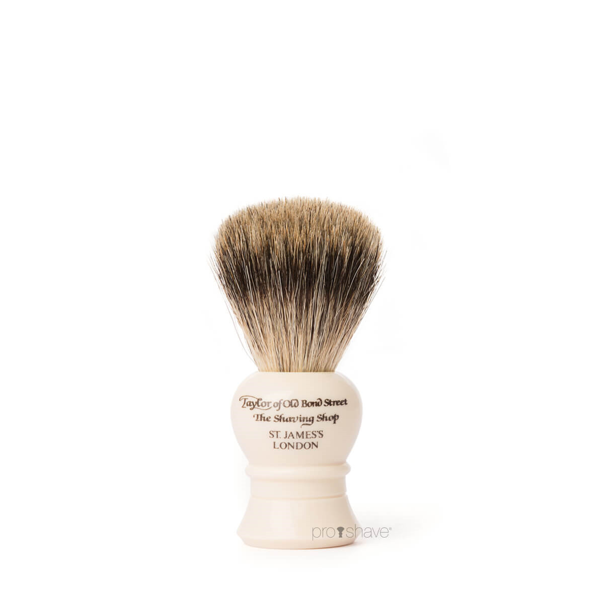 Taylor Of Old Bond Street Barberkost, Pure Badger, Traditional, S, Ivory