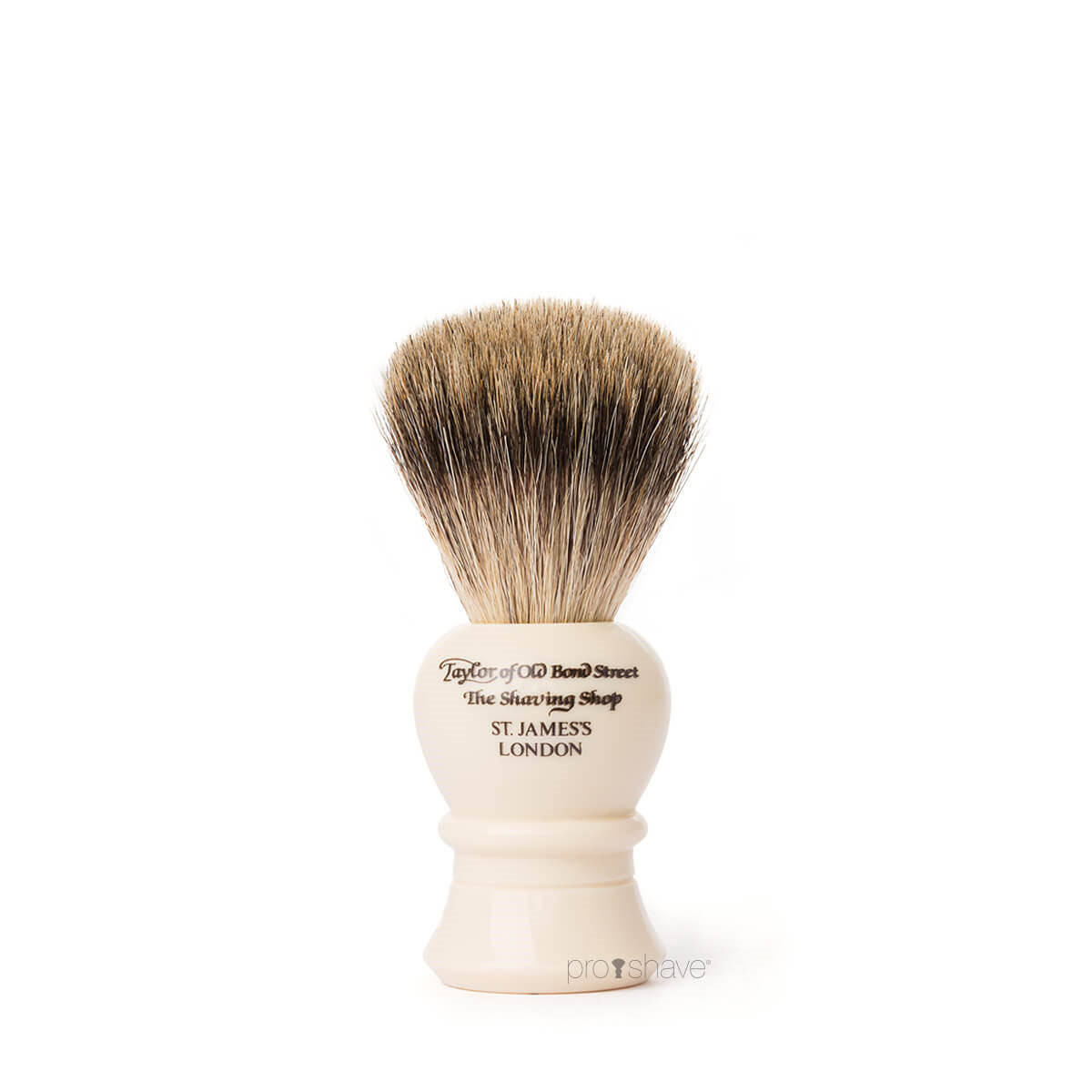 Taylor Of Old Bond Street Barberkost, Pure Badger, Traditional, M, Ivory