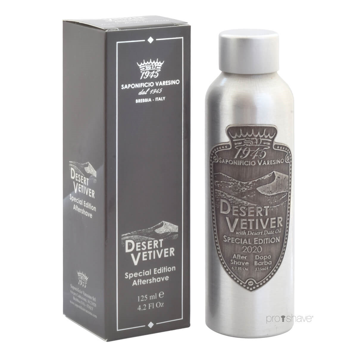 Se Saponificio Varesino Aftershave, Desert Vetiver, 125 ml. hos Proshave