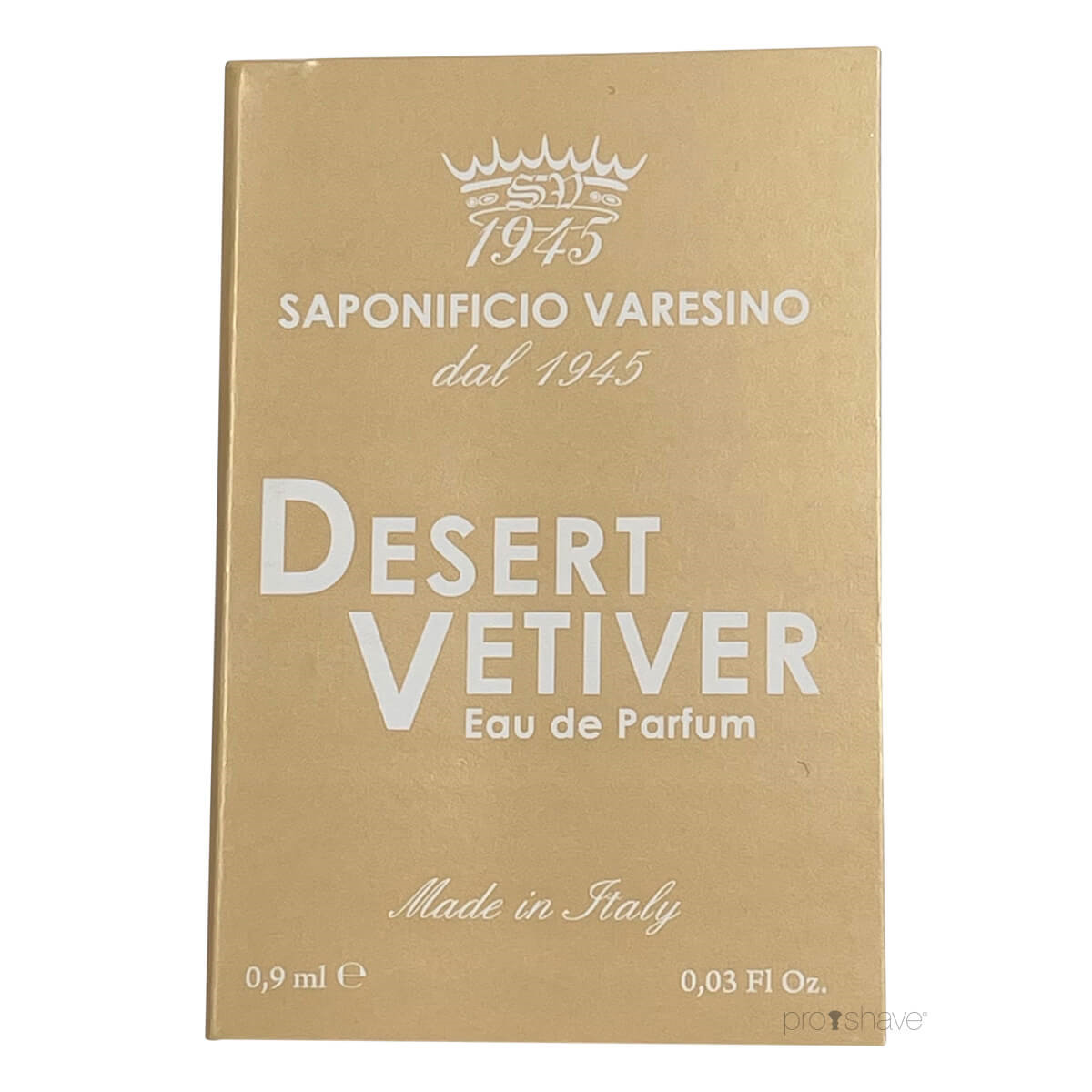 Se Saponificio Varesino Eau de Parfum, Desert Vetiver, Sample, 0.9 ml. hos Proshave