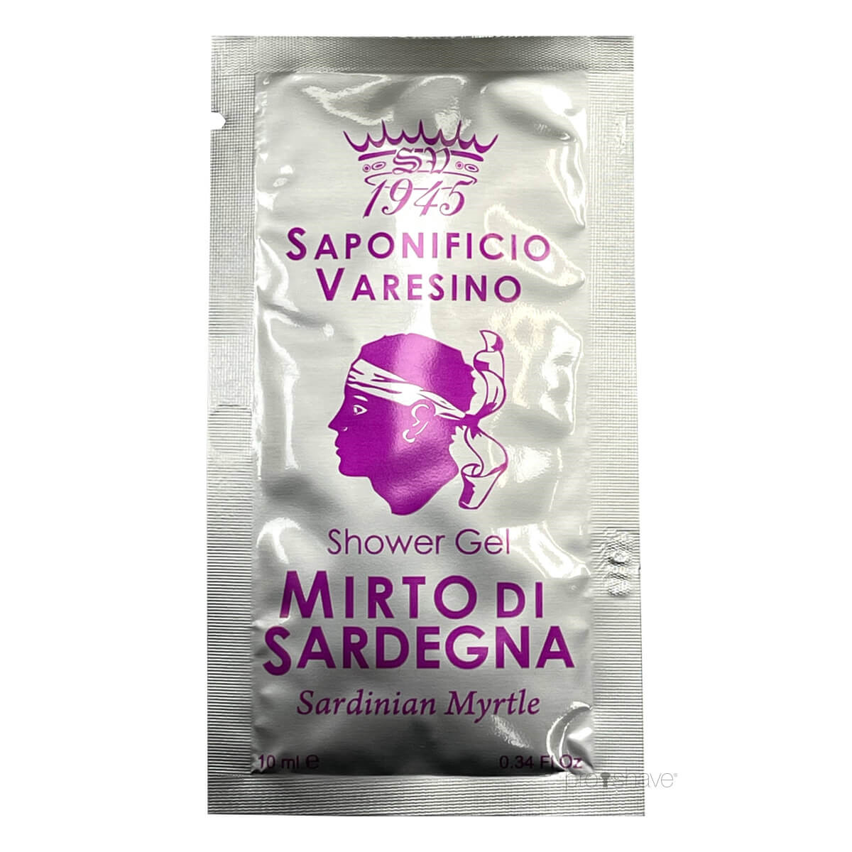 Se Saponificio Varesino Shower Gel, Mirto di Sardegna, Sample, 10 ml. hos Proshave