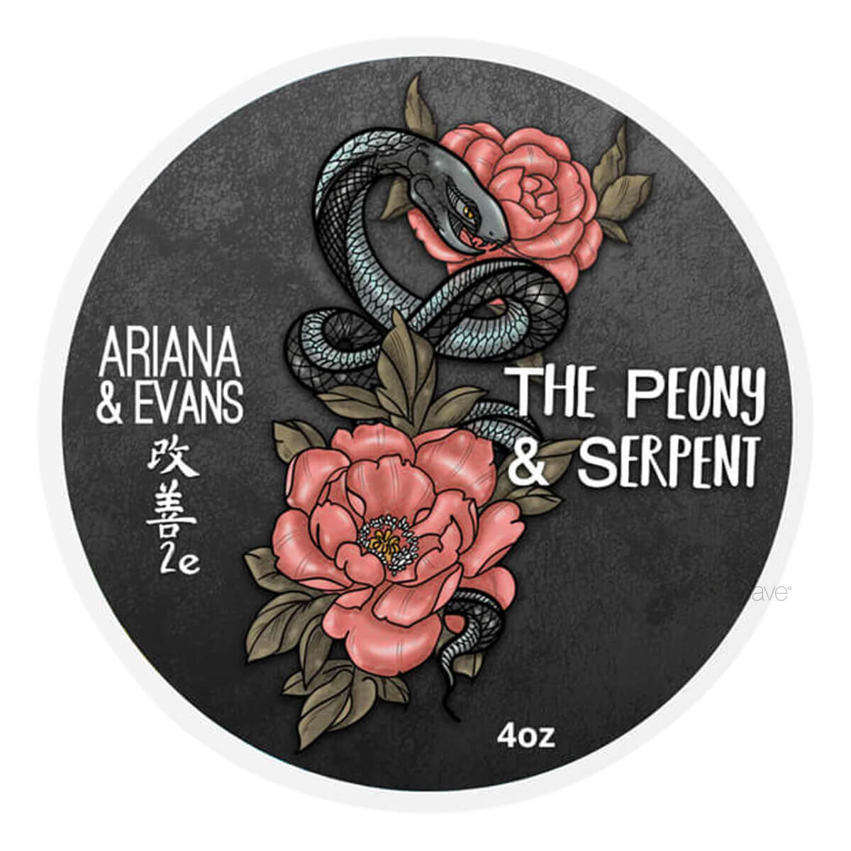 Ariana & Evans Barbersæbe, The Serpent & Peony, 118 ml.