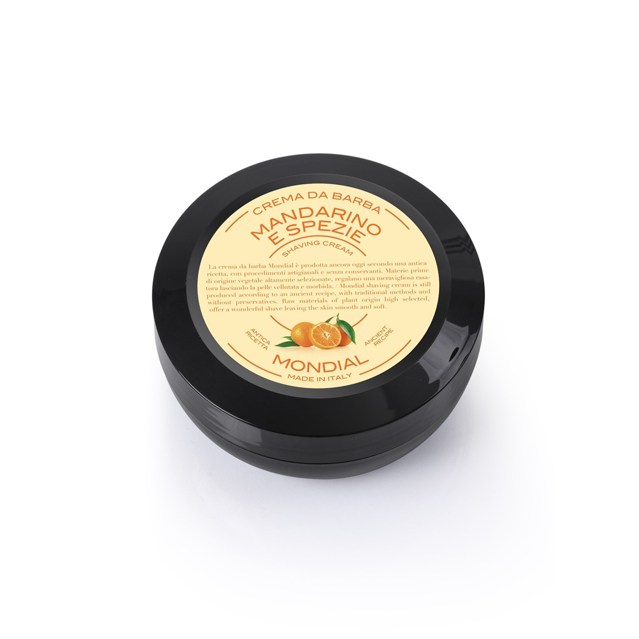 Se Mondial Shaving Barbercreme i Rejsestørrelse, Mandarin & Spice, 75 ml. hos Proshave