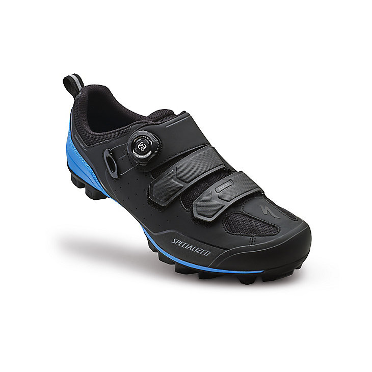 Cykler Specialized Comp Mtb (Black/Neon Blue, 43) Cykel Tilbehør||||||Cykelsko