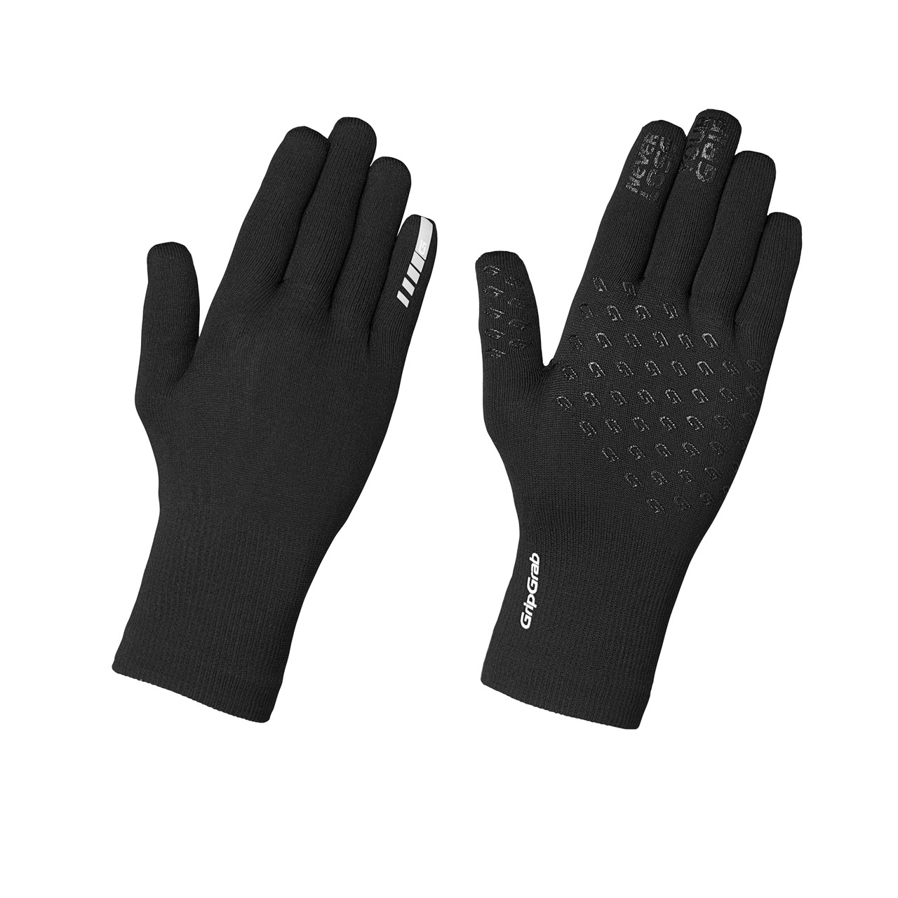 GripGrab Waterproof Knitted Thermal Glove - Vandtætte vinterhandsker - Sort - Str. XL/XXL