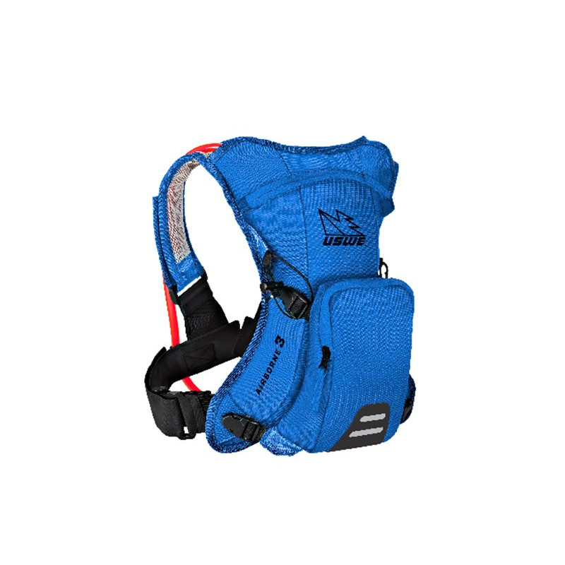 Uswe Hydration Pack Airborne 3 (Race Blue) Cykel Tilbehør||||||Cykeltasker