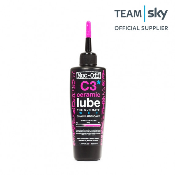 Muc-Off Muc-Off C3 Wet Ceramic Lube 120 Ml Cykel Tilbehør||> Olie Og Smøremidler