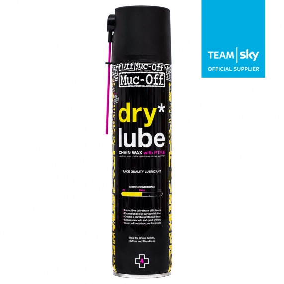 Muc-Off Dry Ptfe Chain Lube 400 Ml Cykel Tilbehør||> Olie Og Smøremidler