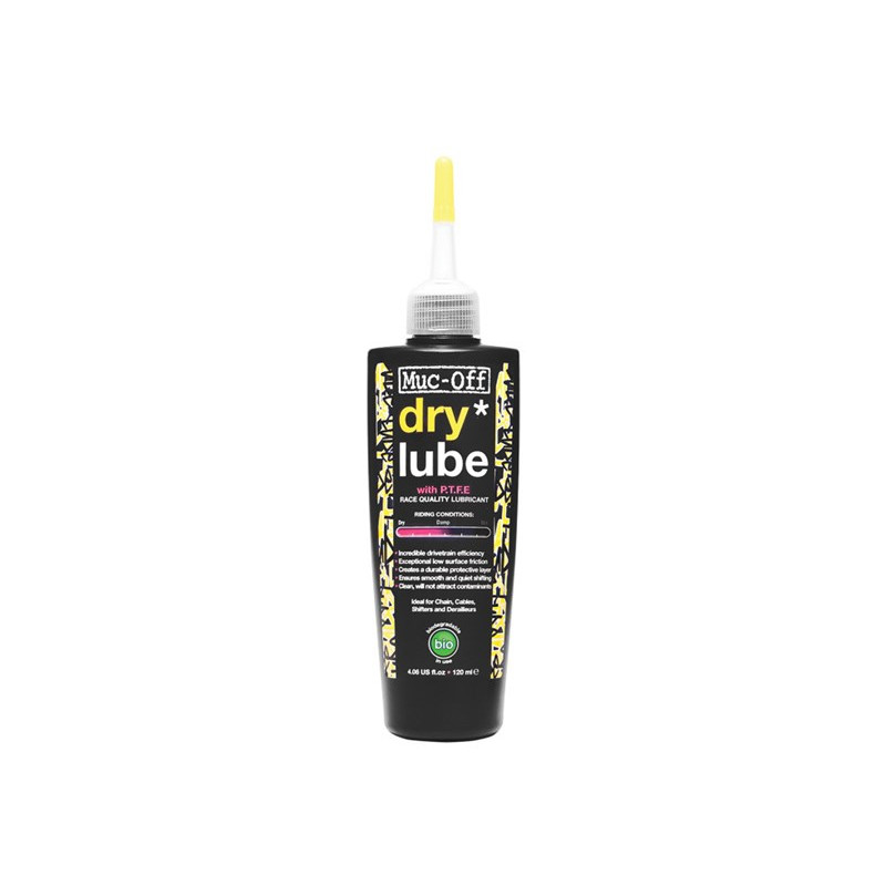 Muc-Off Dry Lube 120 Ml Cykel Tilbehør||> Olie Og Smøremidler