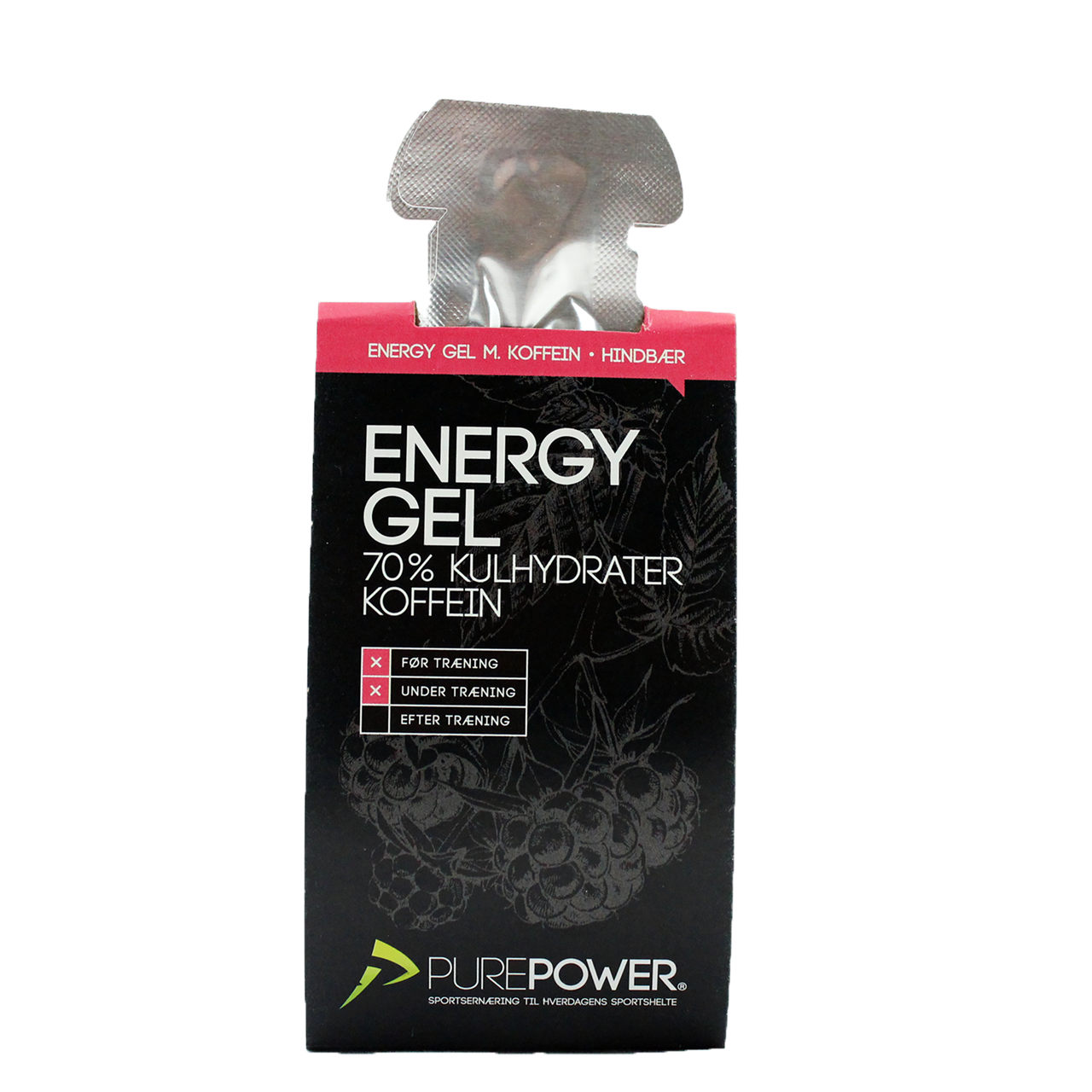 Purepower Energy Gel Koffein 3X40G