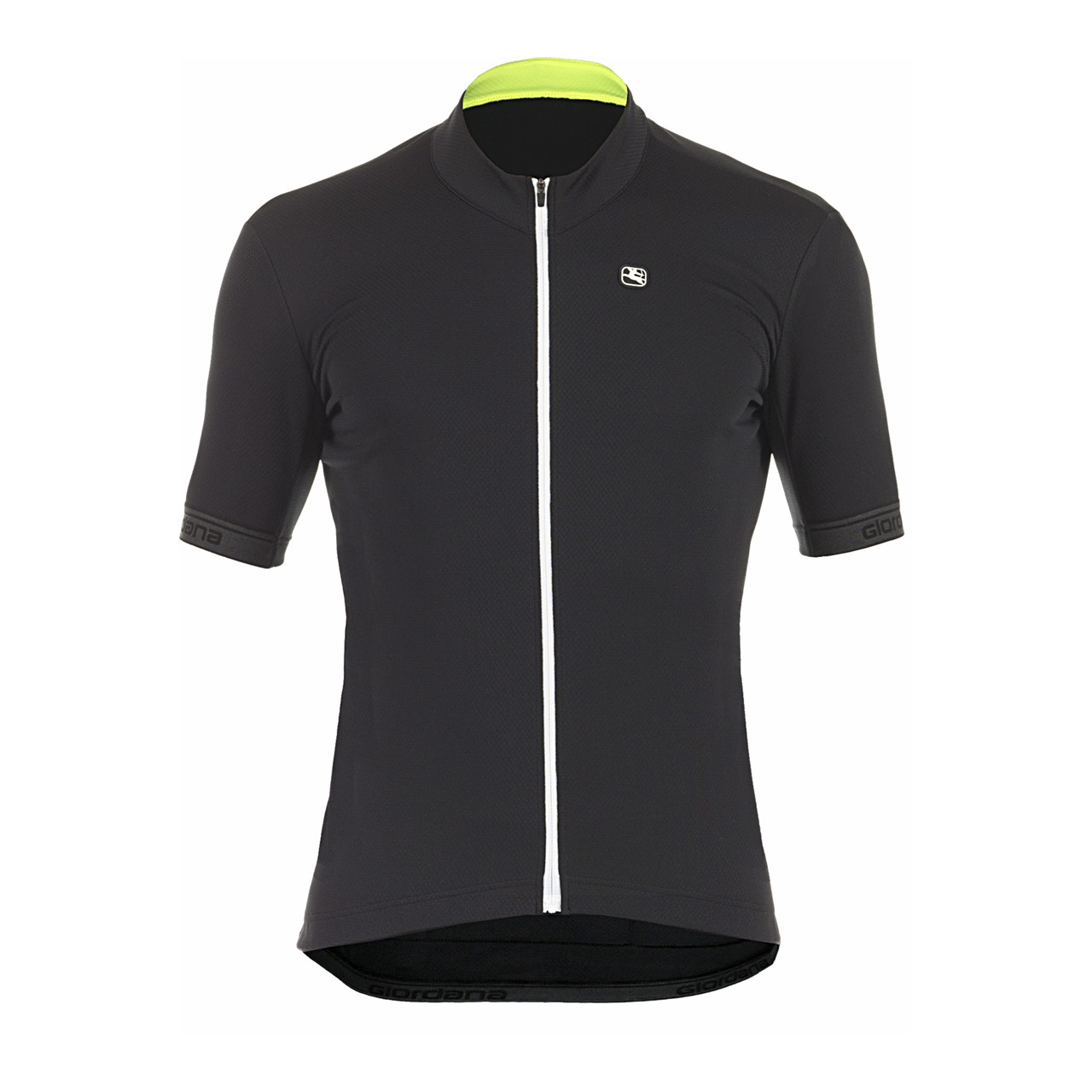 Giordana Jersey Fusion Kortærmet (Sort, Xxl)