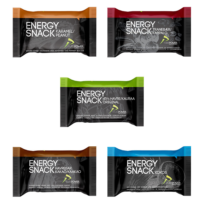 PurePower PurePower Energy Snack Cykel Tilbehør -> Energi Produkter -> Energibar - Energibarer - Energiprodukter