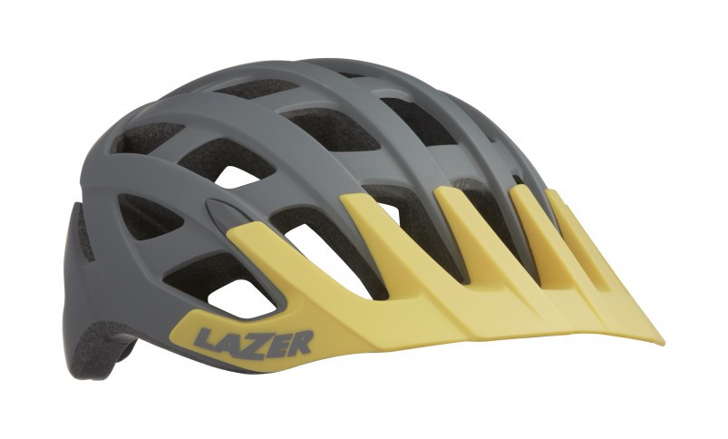 Lazer Roller (Mat Grå/Gul, Medium (55-59 Cm))