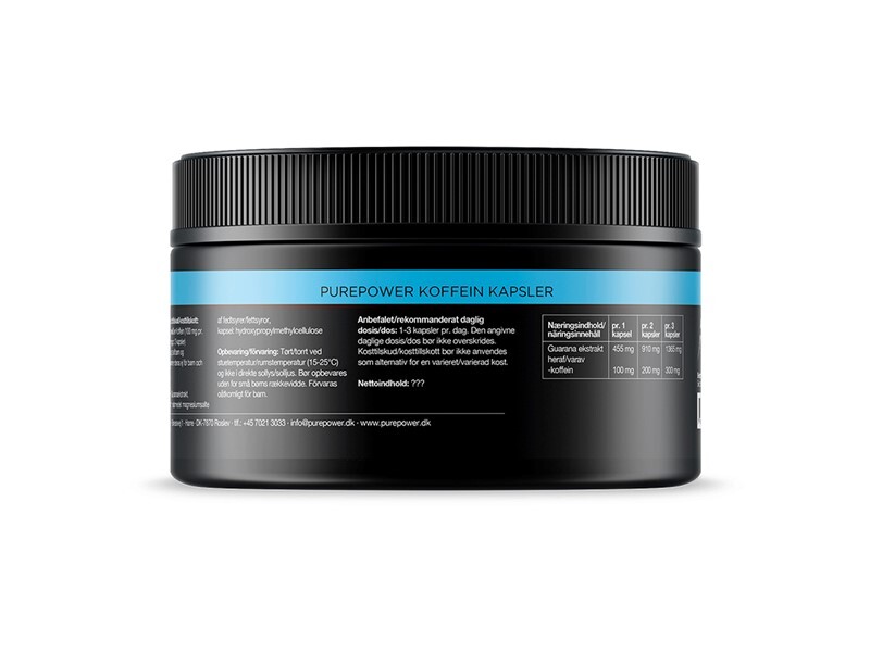 9: Purepower Caffeine kapsler
