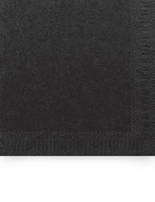 SERVIET 2-LAGS 33X33 CM SORT 2000 STK.