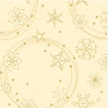 SERVIET 3-LAGS 33X33 CM STAR SHINE CREME