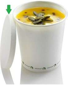 LID CARTON FOR SOUP CUP 360 ML 50 STK.