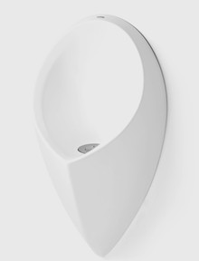 ADMIRAL GLASFIBER URINAL -WHITE. Gammel model, 2017